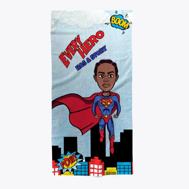 Superhero Of Hope Towel